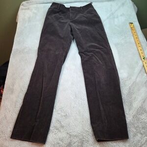 VTG Ralph Lauren Corduroy Trousers Womens 4 Brown Made in USA Straight Stretch